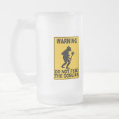 Geef geen voer aan de Goblins Matglas Bierpul (Links)