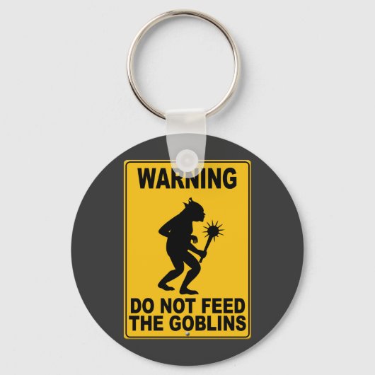 Geef geen voer aan de Goblins Sleutelhanger (Voorkant)