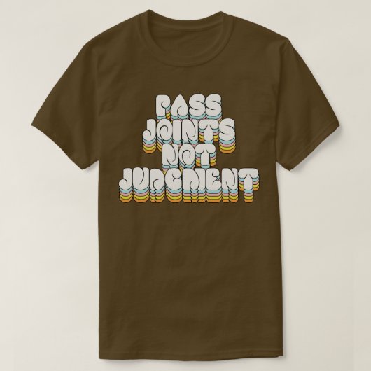 Geef gewrichten geen oordeel t-shirt (Design voorkant)