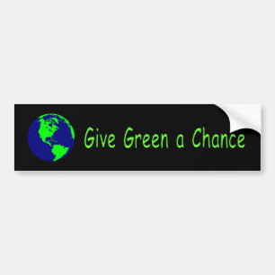 "Geef Groen een Kans"-Bumpersticker Bumpersticker