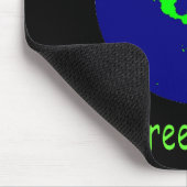 "Geef Groen een kans" Mousepad Muismat (Hoek)