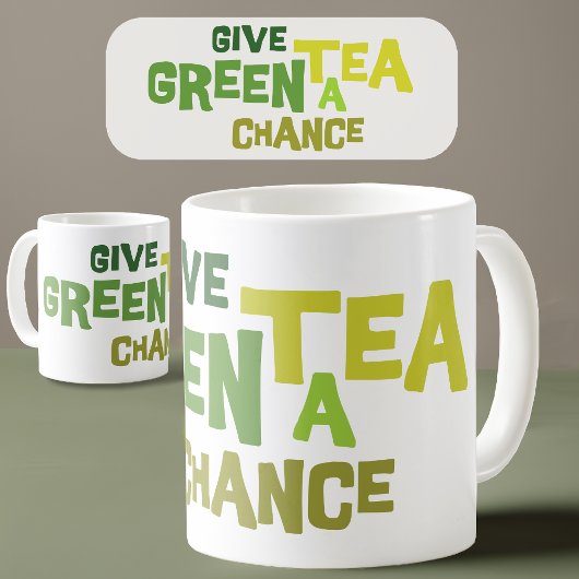 Geef Groene Thee Een Kans Mok