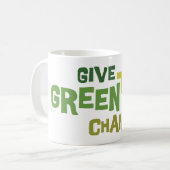 Geef Groene Thee Een Kans Mok (Voorkant links)