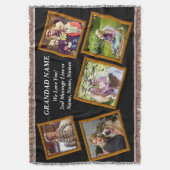 Geef grootvader de naam Foto Afbeeldingen Afbeeldi Deken (Voorkant Verticaal)