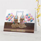 Geef grote 'Happy Birthday' een persoonlijk tintje Kaart (Gele Bloem)