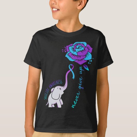 Geef Happy Suicide Awareness Support Graphic op T-shirt (Voorkant)