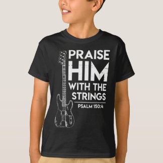 Geef hem een Christelijk aanbidding - Guitar Playe T-shirt