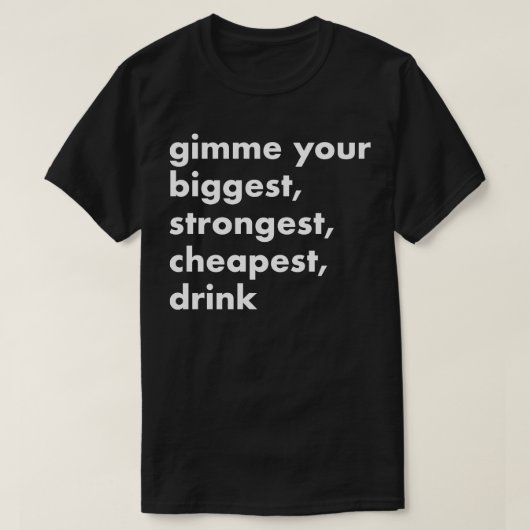 Geef hem een duistere plek t-shirt (Design voorkant)