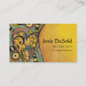 Geef hem een persoonlijk visitekaartje contactkaartje (Achterkant)