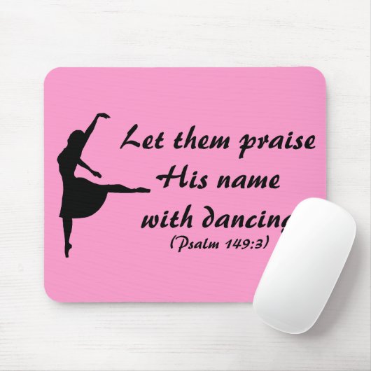 Geef hem geluk met dansende Mousepad Muismat (Met muis)