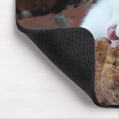 Geef hem voedsel aan Eat (Cat) Mousepad Muismat (Hoek)