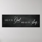 Geef het aan God en ga slapen Poster (Voorkant)