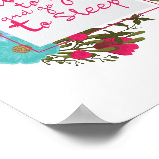 Geef het aan God en ga slapen Poster (Hoek)