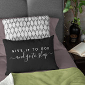 Geef het aan God Goede Nacht Minimalistisch Geloof Kussensloop