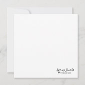 Geef het aan God plat Wenskaart (Achterkant)