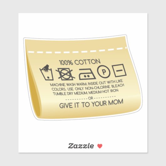 Geef het aan je moeder 1 sticker (Vel)