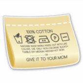 Geef het aan je moeder 1 sticker (Voorkant)