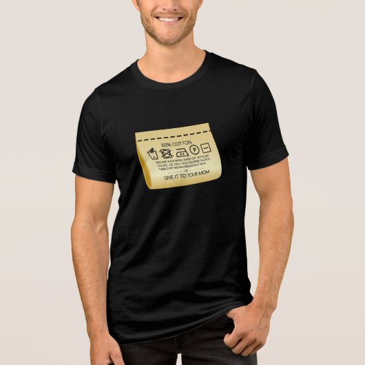 Geef het aan je moeder 1 Tri-Blend shirt (Voorkant)