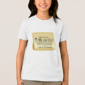 Geef het aan je moeder 1 Tri-Blend shirt (Voorkant)