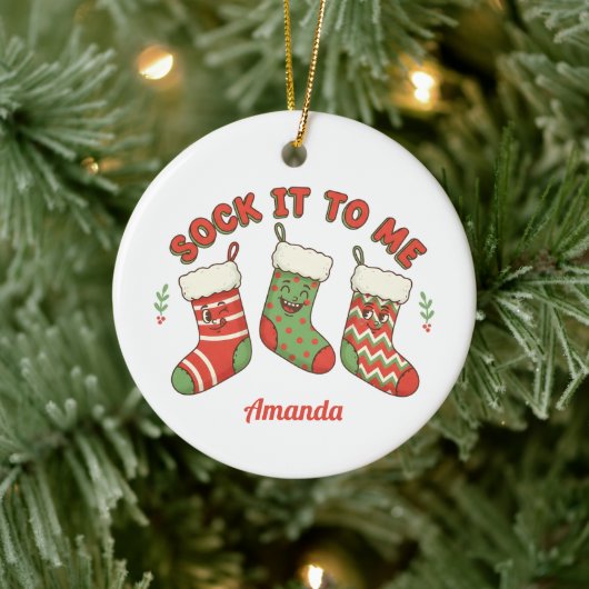 Geef het aan mij Grappige Kerst Ornament Cadeau (Boom)