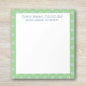 Geef het! Aangepast SLP-notitieblok! Notitieblok