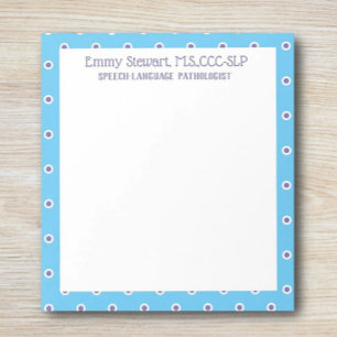 Geef het! Aangepast SLP-notitieblok! Notitieblok