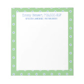 Geef het! Aangepast SLP-notitieblok! Notitieblok (Voorkant)