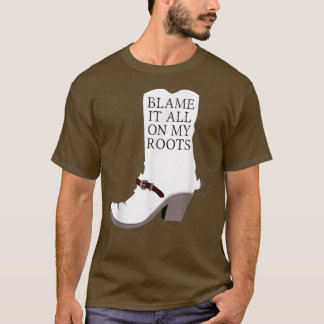 Geef het alle de schuld op mijn wortels CuteWear b T-shirt