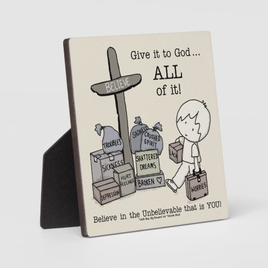 Geef het ALLES aan God Fotoplaat (Voorkant)