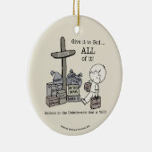 Geef het ALLES aan God Keramisch Ornament (Rechts)