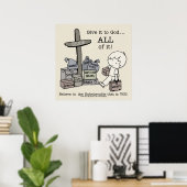 Geef het ALLES aan God Poster (Thuiskantoor)