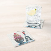 Geef het alles wat je hebt! kartonnen onderzetters (Insitu)