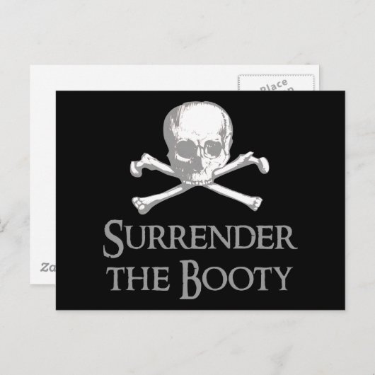 Geef het Boty over Briefkaart (Voorkant / Achterkant)