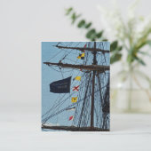 Geef het Briefkaart van de vlag van het schip niet (Staand voorkant)