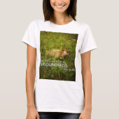 Geef het cadeau van een Groundhog dit jaar t-shirt (Voorkant)