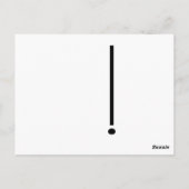 Geef het Congres de vogel Briefkaart (Achterkant)