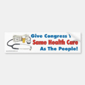 Geef het Congres dezelfde gezondheidszorg als de m Bumpersticker (Voorkant)