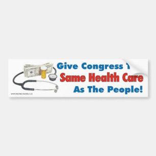 Geef het Congres dezelfde gezondheidszorg als de m Bumpersticker