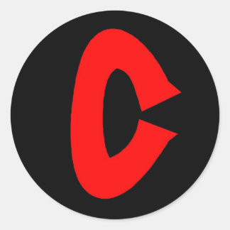 Geef het de schuld aan "C"ain stickers