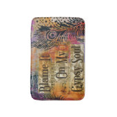 Geef het de schuld op mijn Gypsy Soul Bath Mat (Voorkant Verticaal)