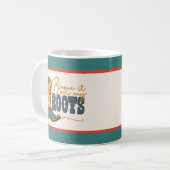 Geef het de schuld op mijn wortels koffiemok (Voorkant links)