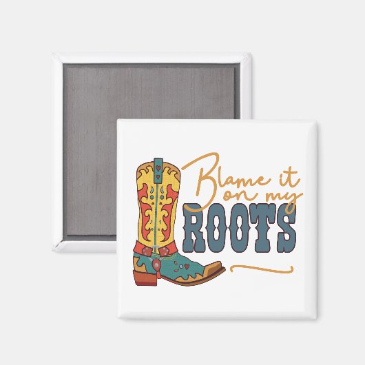 Geef het de schuld op mijn wortels magneet (Voorkant / Achterkant)