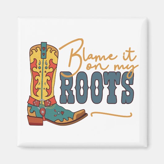 Geef het de schuld op mijn wortels magneet (Voorkant)