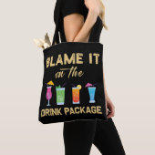 Geef het de schuld van de Drink Package Funny Fami Tote Bag (Dichtbij)