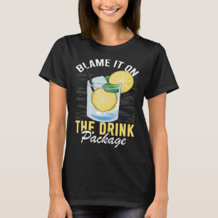 Geef het de schuld van de Drink pakket cruise vaka T-shirt