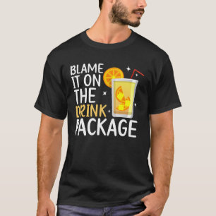 Geef het de schuld van de Drink pakket cruise vaka T-shirt