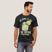 Geef het de schuld van de Drink pakket cruise vaka T-shirt (Voorkant volledig)