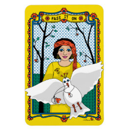 Geef het door aan_B_4x6 koelkast Magneet