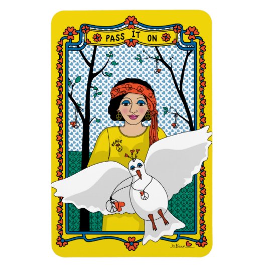 Geef het door aan_B_4x6 koelkast Magneet (Verticaal)