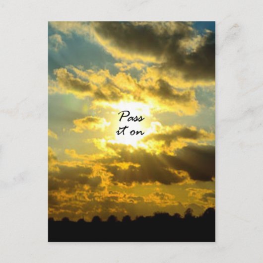 Geef het door briefkaart (Voorkant)